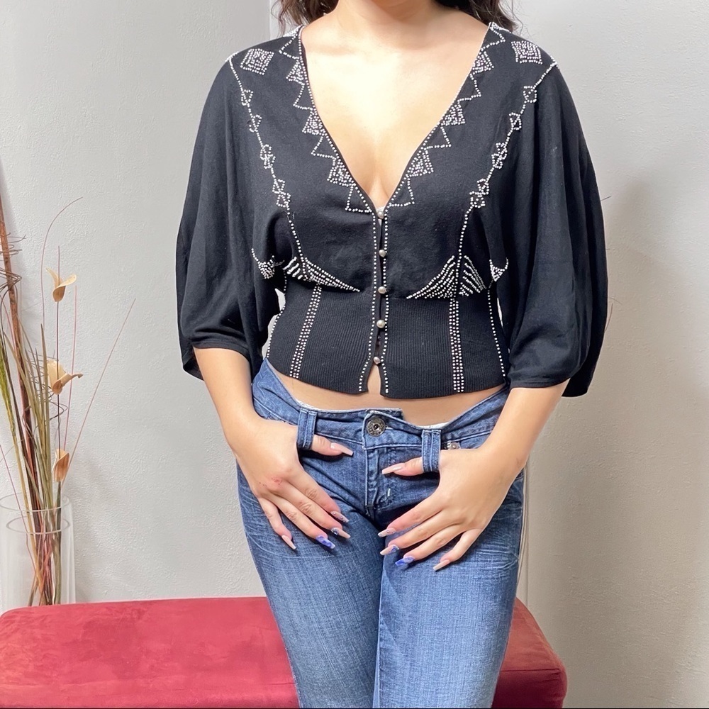 BCBG Beaded cardigan